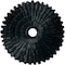 Ekena Millwork Eryn Ceiling Medallion (Fits Canopies up to 4"), 24 3/4"OD x 3 1/4"ID x 1 7/8"P, Night Shade CM24ENNSF - alternate 1